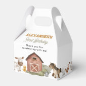 Ballotins Animaux de ferme Barnyard 1er anniversaire (Arrière)