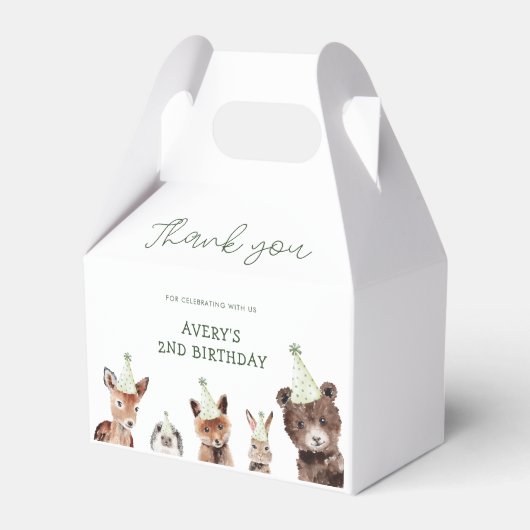 Ballotins Animaux de la fête des bois (Verso)