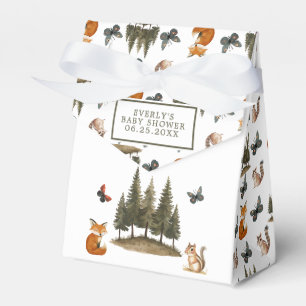 Ballotins Animaux de la forêt de bois aquarelle Baby Shower