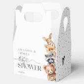 Ballotins Animaux des bois Baby shower moderne (Ouvert)