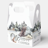 Ballotins Animaux forestiers rustiques Bois Anniversaire (Ouvert)