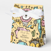 Ballotins Animaux jaunes Doddles Merci (Verso)