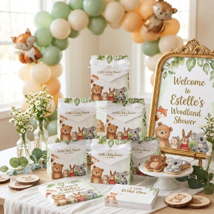 Ballotins Animaux Mignons Forêt Aquarelle Baby Shower