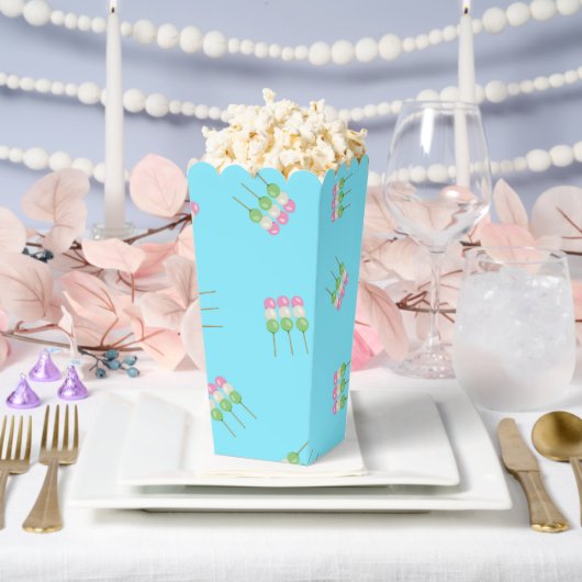 Ballotins Anime Blue Pastel Dango Popcorn Ballotin (Mariage)