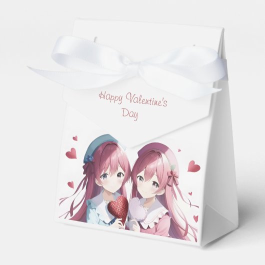 Ballotins Anime coeur Saint Valentin (Verso)