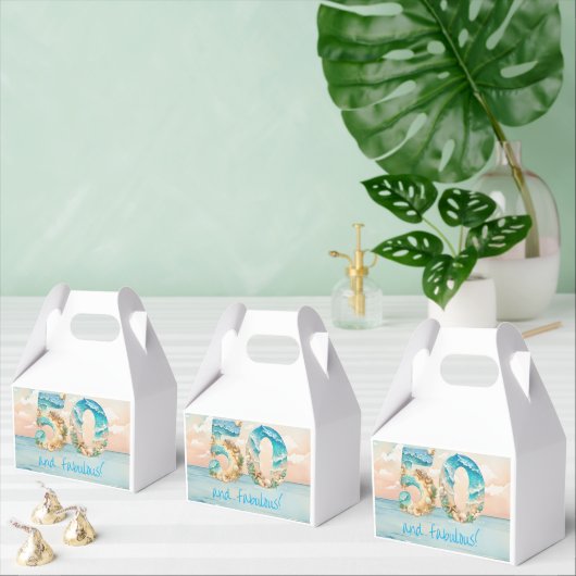 Ballotins Anniversaire 50 ans sur la plage (Multiple)
