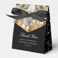 Anniversaire adulte Gold and Black TOUT Âge