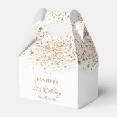 Ballotins Anniversaire blanc or parties scintillant monogram (Verso)