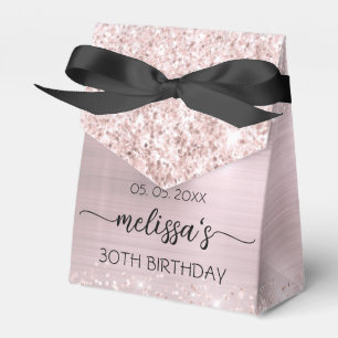 Ballotins Anniversaire Blush Rose Gold Parties scintillant N