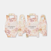 Ballotins Anniversaire bohème moderne pastel floral (Déplié)