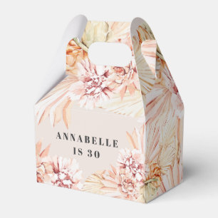 Ballotins Anniversaire bohème moderne pastel floral