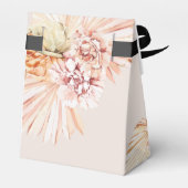 Ballotins Anniversaire bohème moderne pastel floral (Arrière)