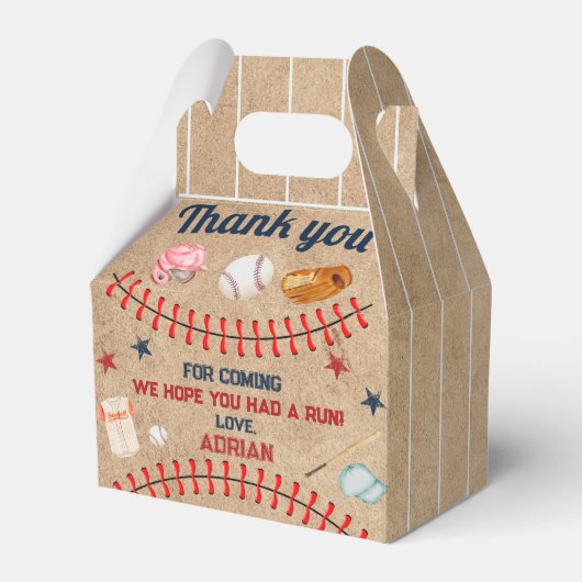 Ballotins Anniversaire de 1 an de baseball (Verso)