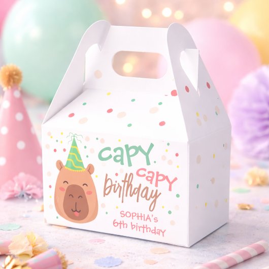 Ballotins Anniversaire de capybara
