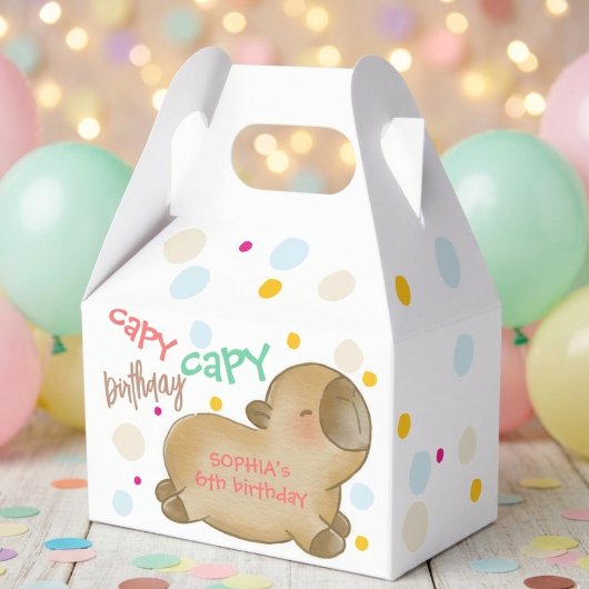 Ballotins Anniversaire de capybara Capy