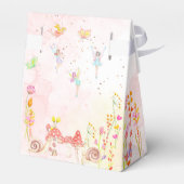 Ballotins Anniversaire de enfant d'aquarelle de jardin de fé (Arrière)