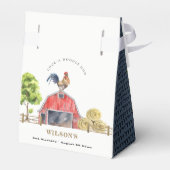 Ballotins Anniversaire de enfant d'aquarelle de la ferme de  (Arrière)