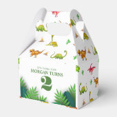 Ballotins Anniversaire de enfant d'aventure Dinosaur Jungle  (Arrière)