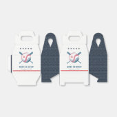 Ballotins Anniversaire de enfant de baseball rouge de la Mar (Déplié)