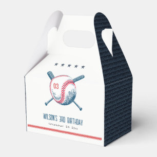 Ballotins Anniversaire de enfant de baseball rouge de la Mar