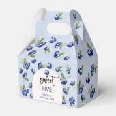 Ballotins Anniversaire de enfant de bleuets doux (Arrière)