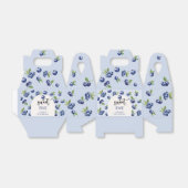 Ballotins Anniversaire de enfant de bleuets doux (Déplié)