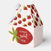 Ballotins Anniversaire de enfant de fraise sucrée (Verso)