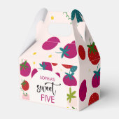 Ballotins Anniversaire de enfant de fraise sucrée (Verso)