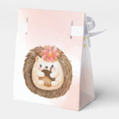 Ballotins Anniversaire de enfant de hérisson aquarelle (Arrière)