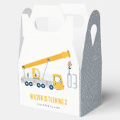 Ballotins Anniversaire de enfant du véhicule de construction (Ouvert)