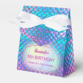 Ballotins anniversaire de enfant mermaid (Verso)