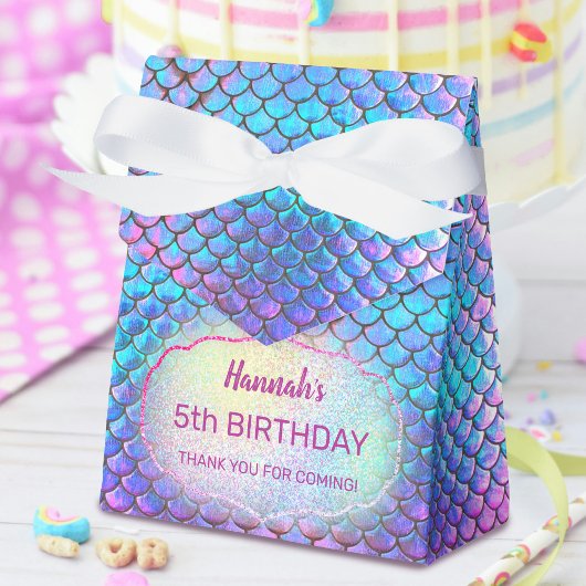 Ballotins anniversaire de enfant mermaid