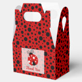 Ballotins Anniversaire de enfant Pois Ladybug Red Black Fram (Ouvert)