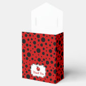 Ballotins Anniversaire de enfant Pois Red Black Ladybug Fram (Ouvert)
