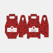 Ballotins Anniversaire de enfant Pois rouge Ladybug (Déplié)