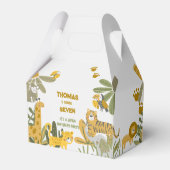 Ballotins Anniversaire de enfant safari sauvage (Arrière)