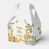 Ballotins Anniversaire de enfant safari sauvage (Verso)