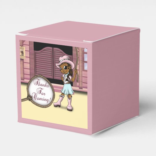 Ballotins Anniversaire de la Cowgirl afro-américaine (Verso)