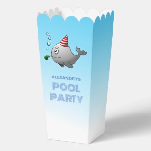 Ballotins Anniversaire de la fête à la piscine aux baleines
