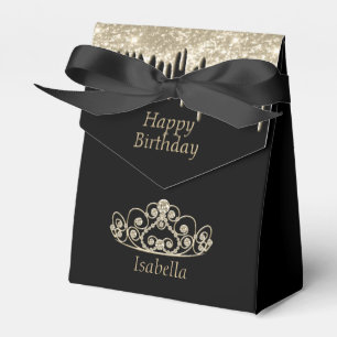 Ballotins Anniversaire de la princesse - Gold Tiara Crown