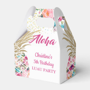 Ballotins Anniversaire de l'Aloha Tropical Pink Pineappal Fl