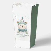 Ballotins Anniversaire de l'ours vert | Winter Wonderland (Recto)