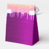 Ballotins Anniversaire de parties scintillant rose violet go (Arrière)