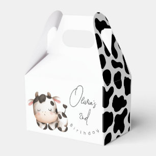 Ballotins Anniversaire de vache minimaliste neutre en matièr