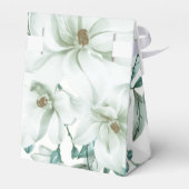 Ballotins Anniversaire de verdure de Magnolia blanche modern (Arrière)