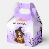 Ballotins Anniversaire d'Halloween mignonne Petite Sorcière  (Recto)