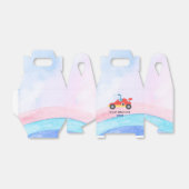 Ballotins Anniversaire Dinosaur course voiture rouge course  (Déplié)