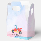 Ballotins Anniversaire Dinosaur course voiture rouge course  (Ouvert)