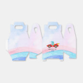 Ballotins Anniversaire Dinosaur course voiture rouge course  (Déplié)