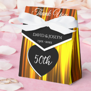 Ballotins Anniversaire du 50e Mariage d'or élégant personnal